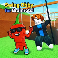 Obby: Swing for brainrots!
