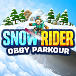 Play Snow Rider Obby Parkour now!